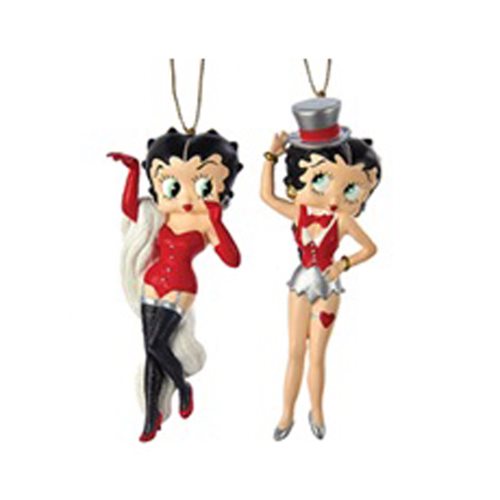 Betty Boop Party Figural Ornament Set